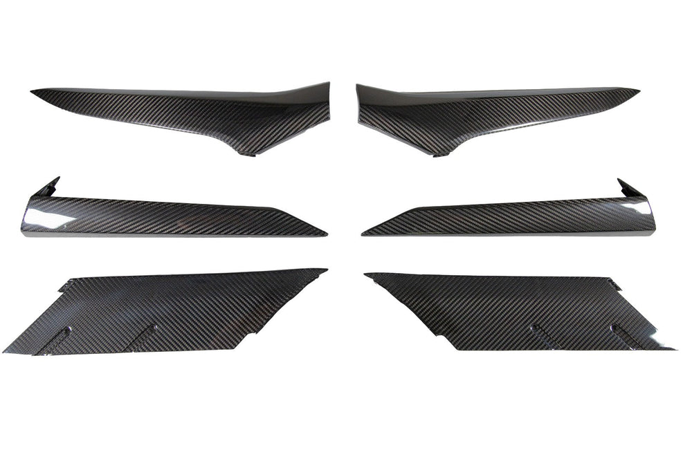 Carbon Fiber Door and Quarter Panel Trims Package - Chevrolet Corvette C8 Z06