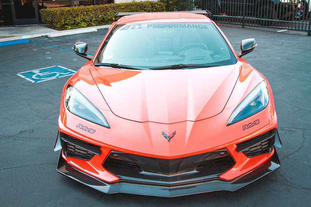 Chevrolet Corvette C8 Carbon Fiber Front Bumper Side Bezels