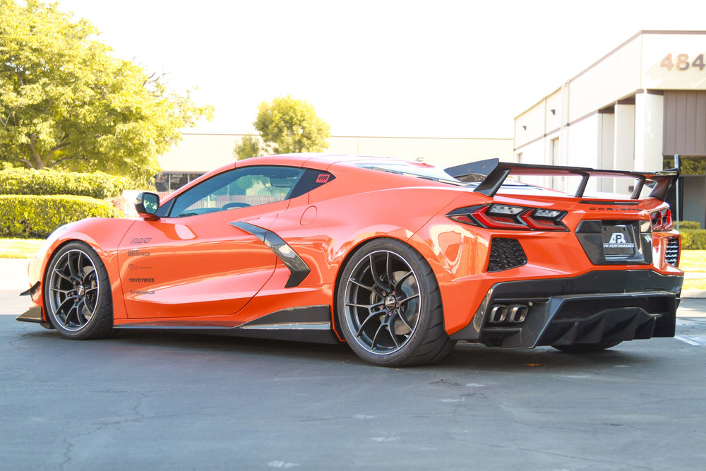 Chevrolet Corvette C8 Carbon Fiber License Plate Backing