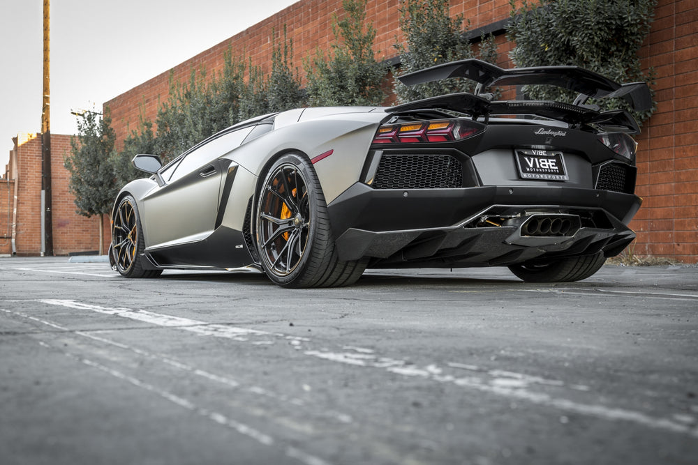 Vorsteiner Lamborghini Aventador Zaragoza Edizione Aero Wing Carbon Fiber PP 2x2 Glossy
