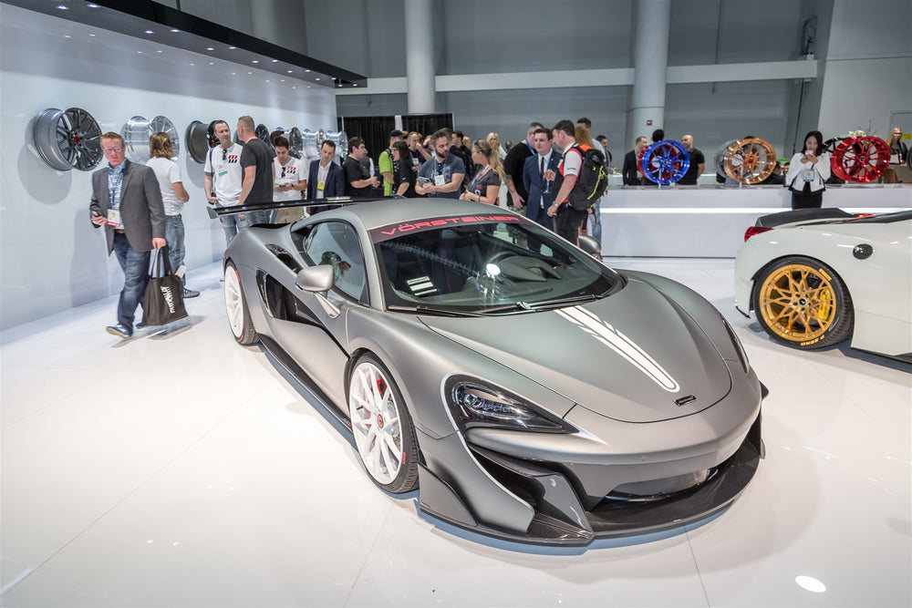Vorsteiner Mclaren 570S 570-VX Aero Front Bumper w/ Front Splitter Carbon Fiber PP 2x2 Glossy