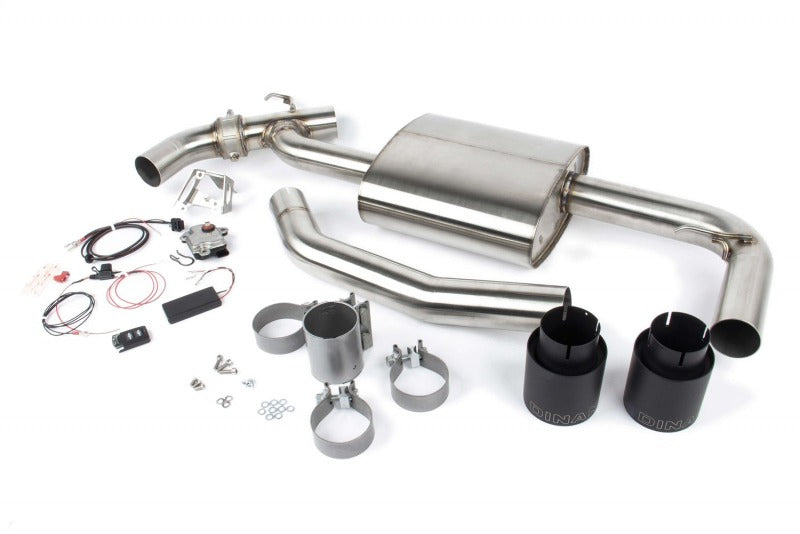 Dinan Valved Axle-Back Exhaust - 2017-2020 MINI Countryman S Black
