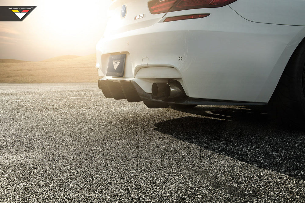 Vorsteiner BMW F12 M6 VRS Aero Rear Diffuser Carbon Fiber PP 1x1 Glossy