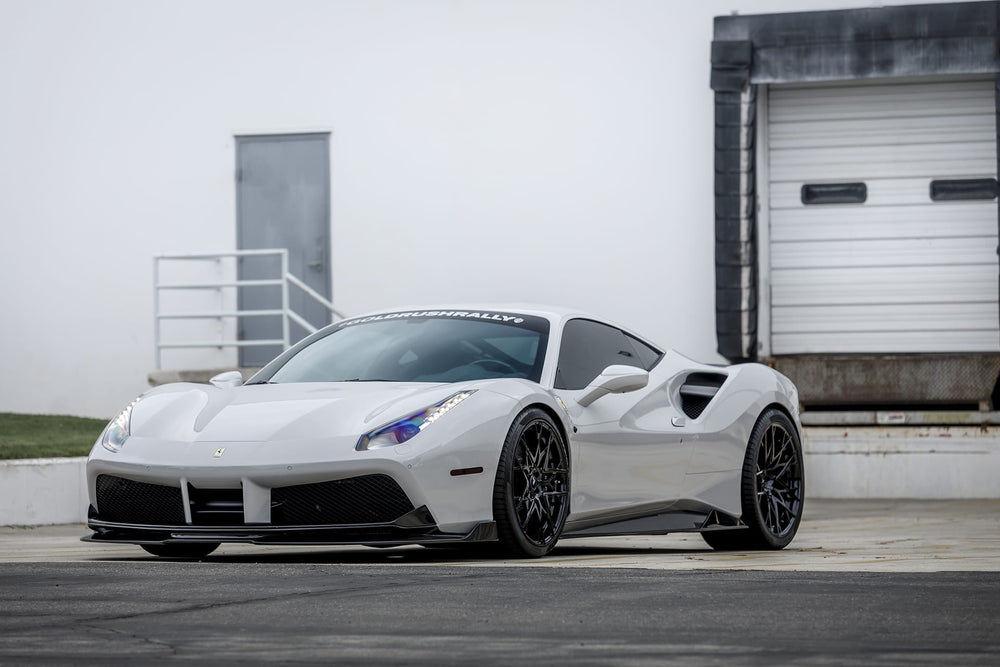 Vorsteiner Ferrari 488 Italia Aero Front Spoiler Carbon Fiber PP 1x1 Glossy