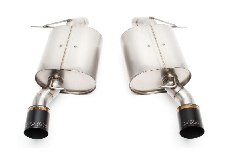 Dinan Free Flow Axle-Back Exhaust - 2007-2013 BMW 335i/335is/335xi Black