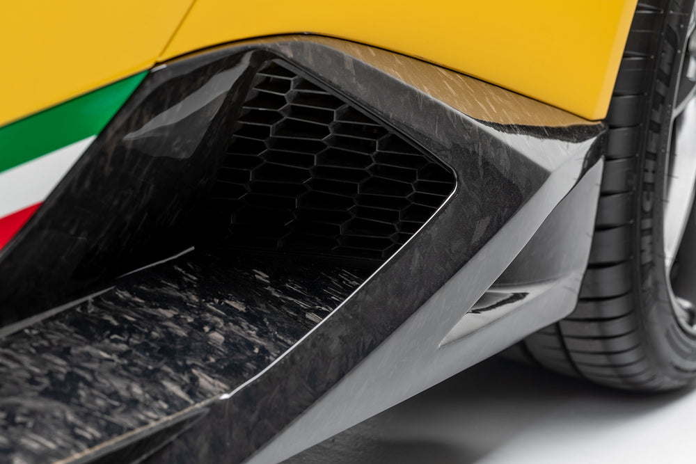 Vorsteiner Lamborghini Huracan Vicenzo Edizione Aero Side Blades Carbon Matrix PP Glossy