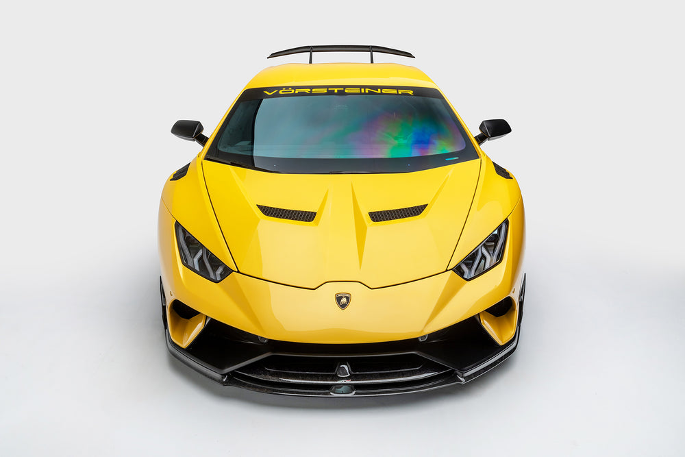 Vorsteiner Lamborghini Huracan Performante Vicenzo Edizione Aero Front Spoiler Carbon Matrix Glossy