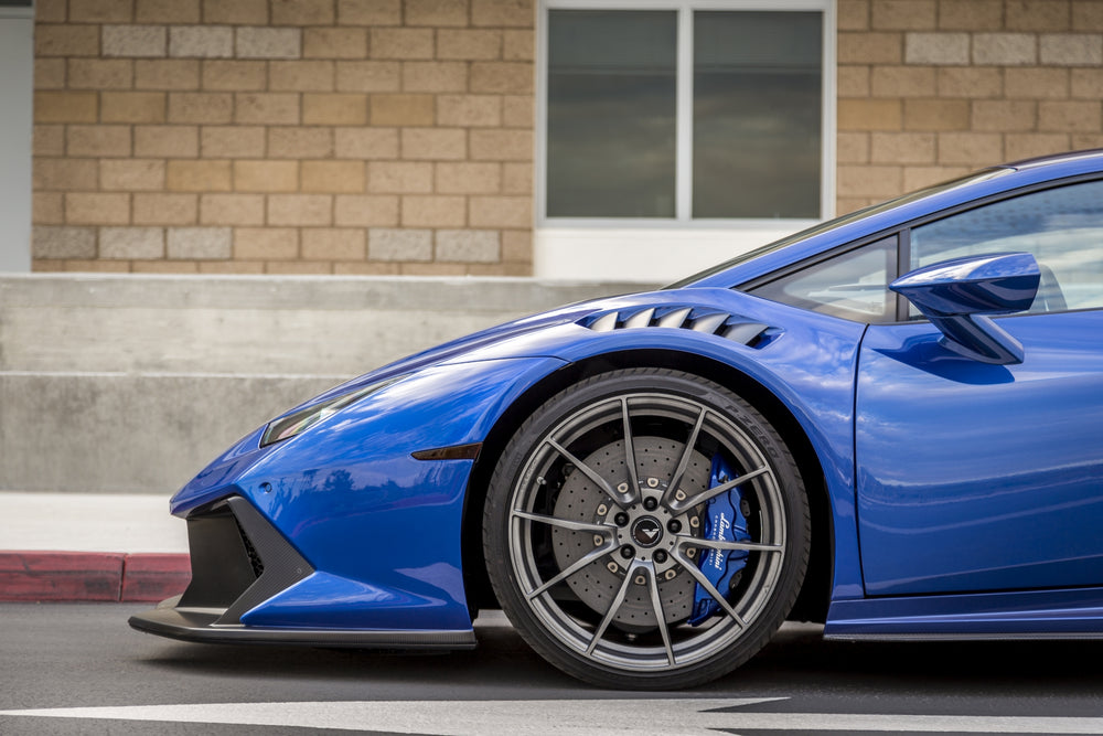 Vorsteiner Lamborghini Huracan Novara Edizione Aero Front Fenders w/ Integrated Vents & Sheilds CF