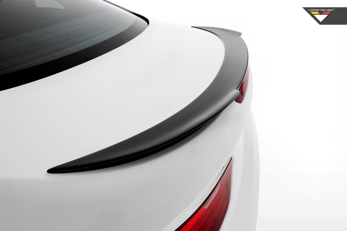 Vorsteiner BMW F12 M6 VRS Aero Decklid Spoiler Carbon Fiber PP 1x1 Glossy