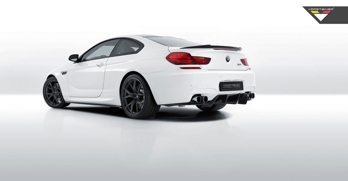 Vorsteiner BMW F12 M6 VRS Aero Rear Diffuser Carbon Fiber PP 1x1 Glossy