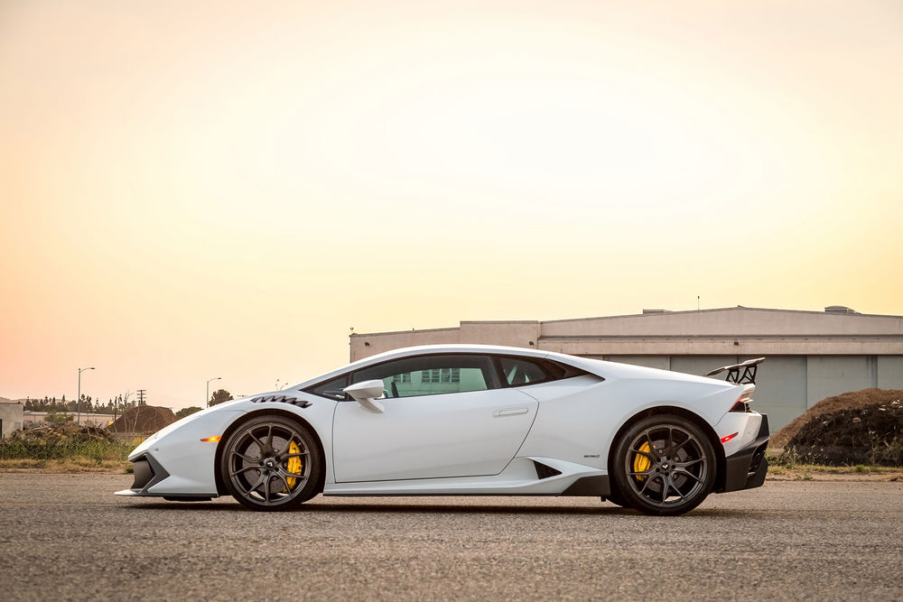 Vorsteiner Lamborghini Huracan Novara Edizione Aero Wing Blade w/ Upright Carbon Fiber PP 2x2 Glossy