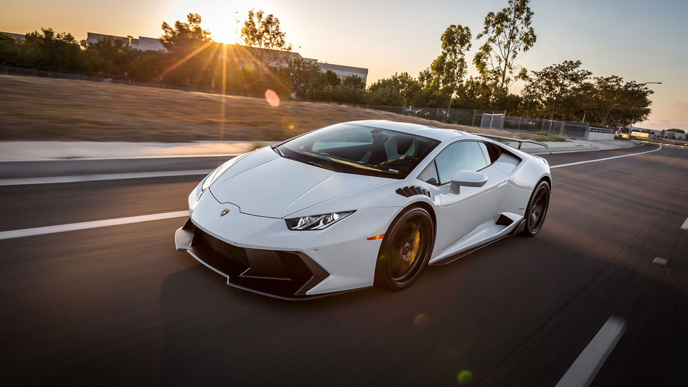 Vorsteiner Lamborghini Huracan Novara Edizione Aero Front Bumper Spoiler Carbon Fiber PP 2x2 Glossy