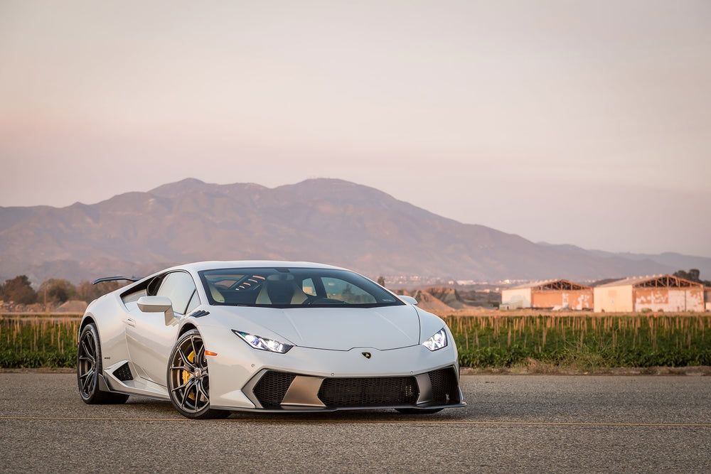 Vorsteiner Lamborghini Huracan Novara Edizione Aero Front Bumper Spoiler Carbon Fiber PP 2x2 Glossy