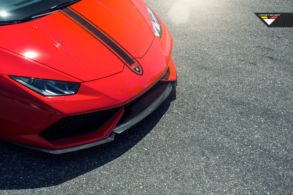 Vorsteiner Lamborghini Huracan Verona Edizione Aero Front Spoiler Carbon Fiber PP 2x2 Glossy