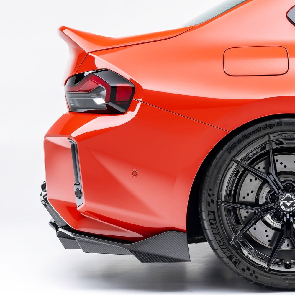 Vorsteiner BMW G87 M2 VRS AERO DIFFUSER WITH UNDER FLOOR CARBON FIBER PP 2X2 GLOSSY