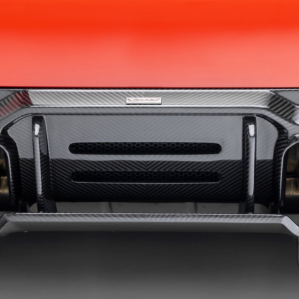 Vorsteiner BMW G87 M2 VRS AERO DIFFUSER WITH UNDER FLOOR CARBON FIBER PP 2X2 GLOSSY