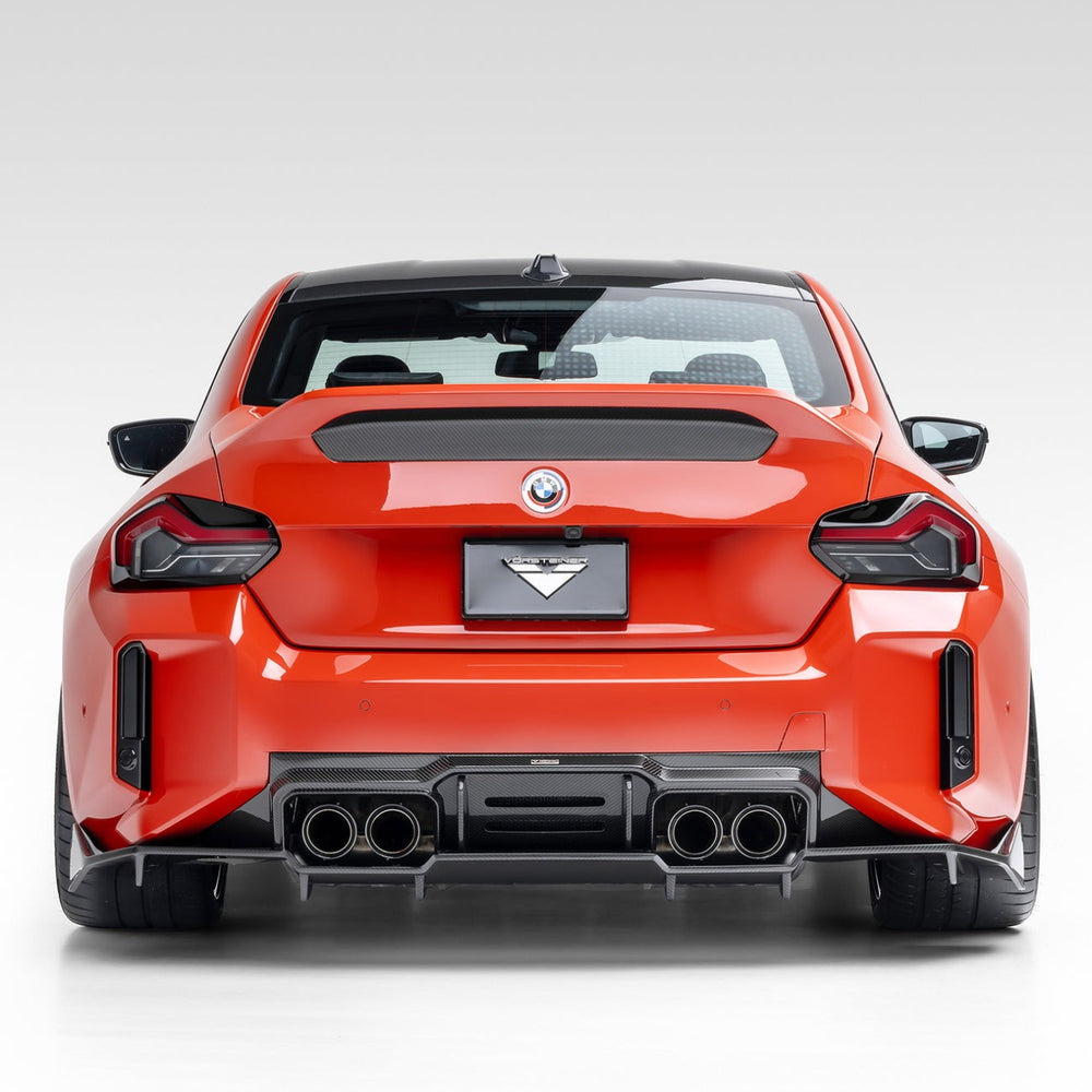Vorsteiner BMW G87 M2 VRS AERO DIFFUSER WITH UNDER FLOOR CARBON FIBER PP 2X2 GLOSSY