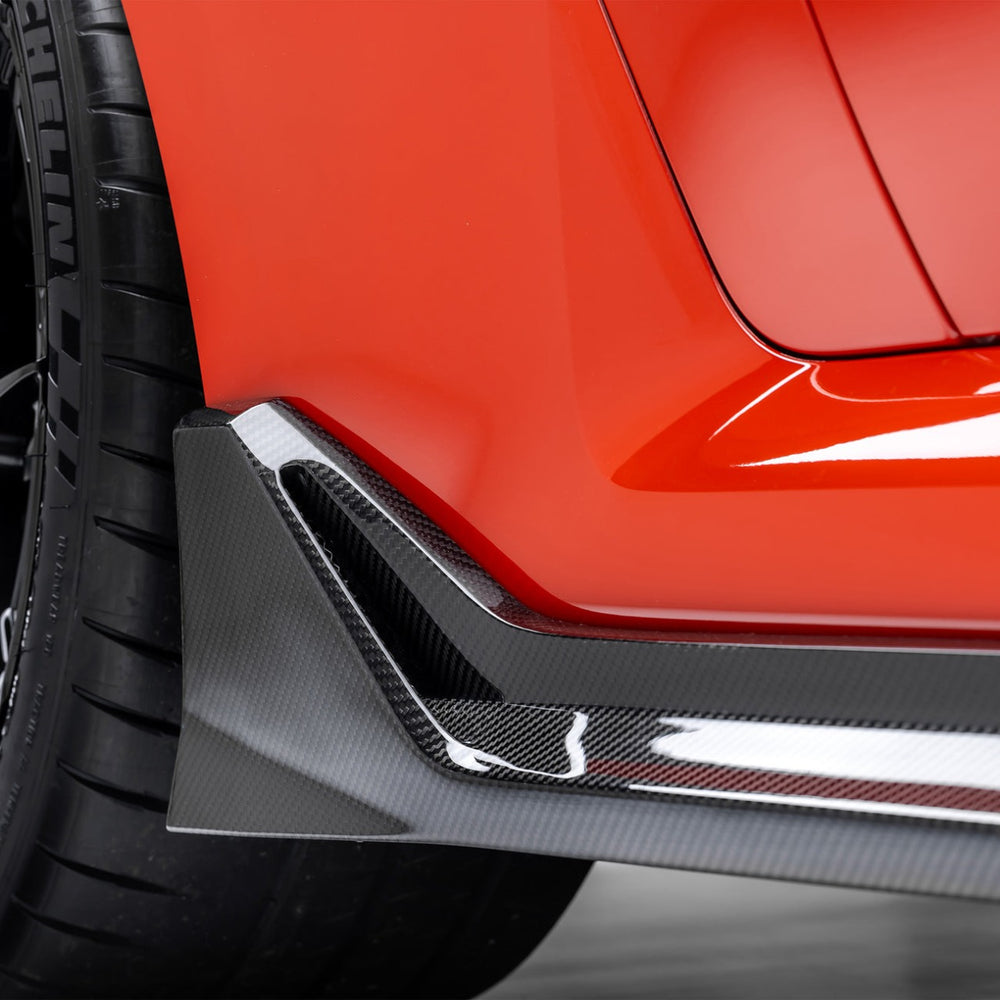 Vorsteiner BMW G87 M2 VRS AERO VENTED FENDERS WITH SIDE SKIRTS CARBON FIBER PP 2X2 GLOSSY