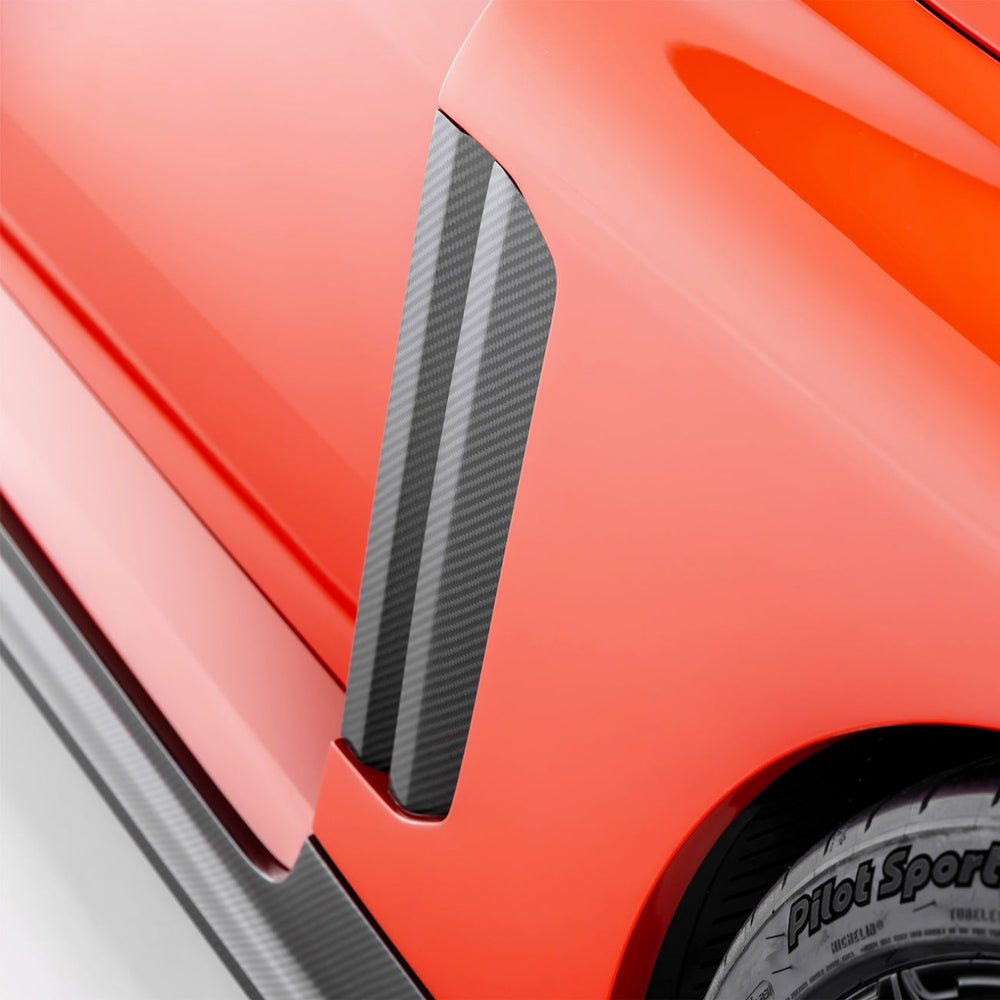 Vorsteiner BMW G87 M2 VRS AERO VENTED FENDERS WITH SIDE SKIRTS CARBON FIBER PP 2X2 GLOSSY
