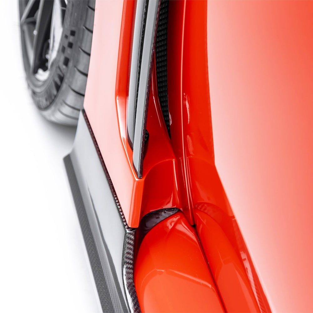 Vorsteiner BMW G87 M2 VRS AERO VENTED FENDERS WITH SIDE SKIRTS CARBON FIBER PP 2X2 GLOSSY