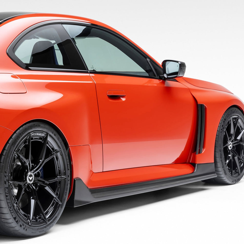 Vorsteiner BMW G87 M2 VRS AERO VENTED FENDERS WITH SIDE SKIRTS CARBON FIBER PP 2X2 GLOSSY