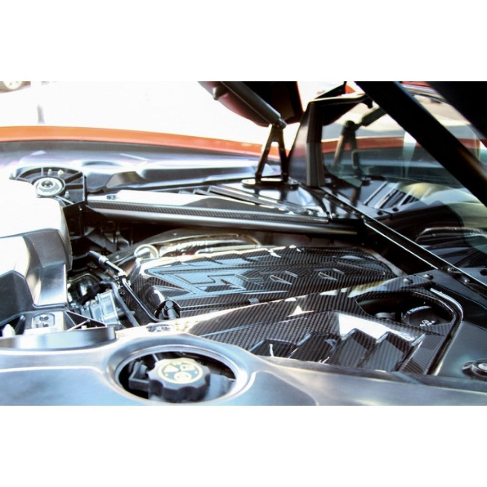 Chevrolet Corvette C8 Carbon Fiber Engine Plenum Cover, Appearance Panels, and Package