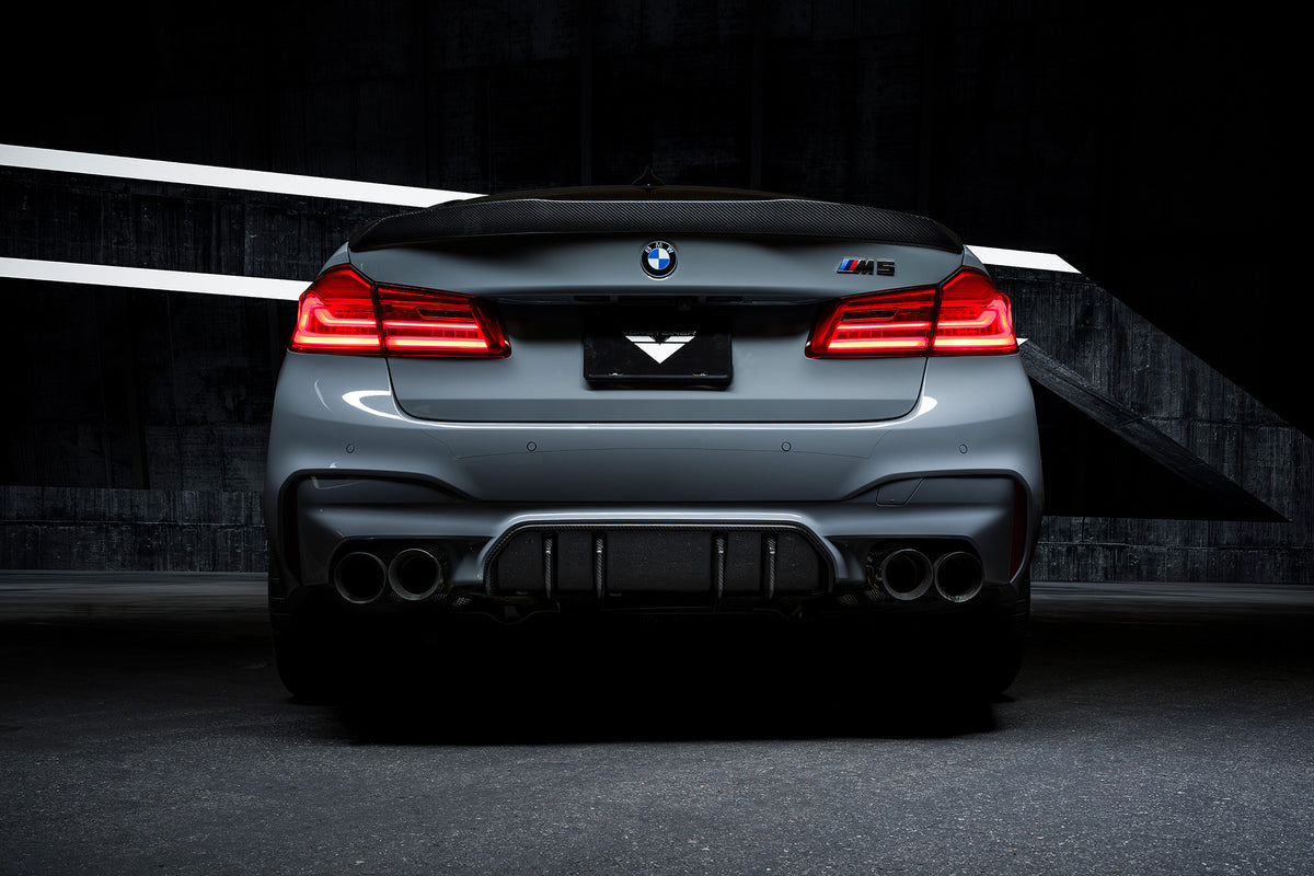 Vorsteiner 2017+ BMW M5 F90 VRS Aero Rear Diffuser Carbon Fiber PP 1x1 Glossy