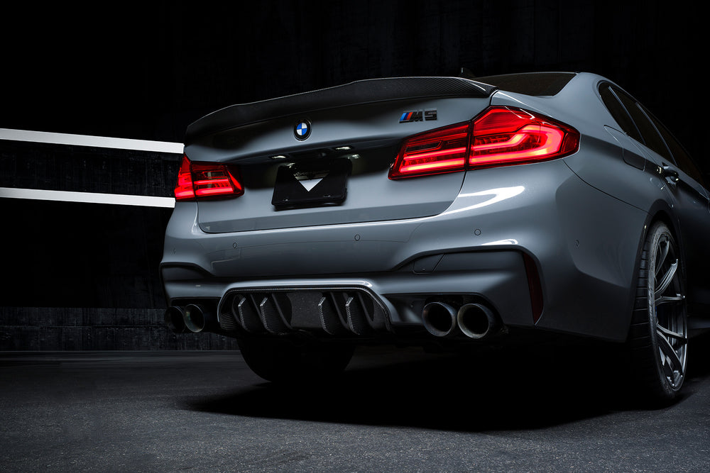 Vorsteiner 2017+ BMW M5 F90 VRS Aero Rear Diffuser Carbon Fiber PP 1x1 Glossy