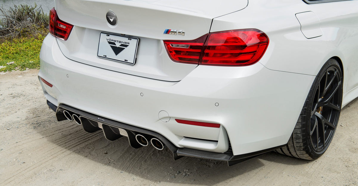 Vorsteiner BMW F8X M3/M4 VRS GTS Aero Rear Diffuser Carbon Fiber PP 1x1 Glossy