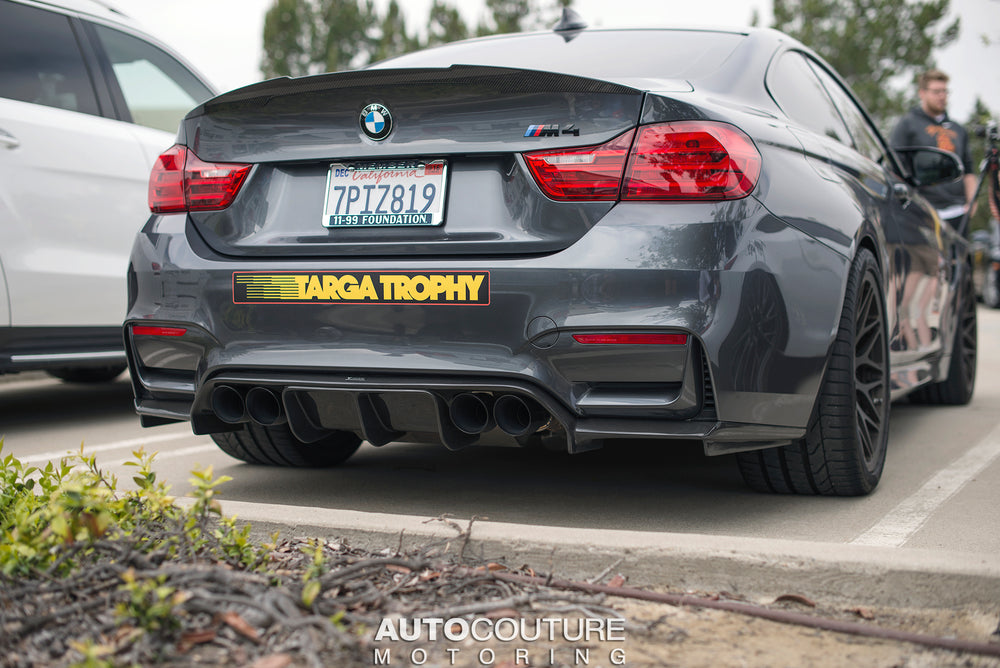 Vorsteiner BMW F8X M3/M4 VRS GTS Aero Rear Diffuser Carbon Fiber PP 1x1 Glossy