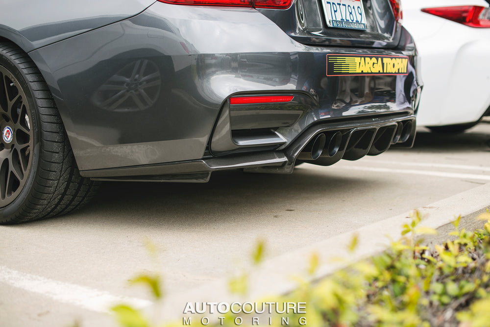 Vorsteiner BMW F8X M3/M4 VRS GTS Aero Rear Diffuser Carbon Fiber PP 1x1 Glossy