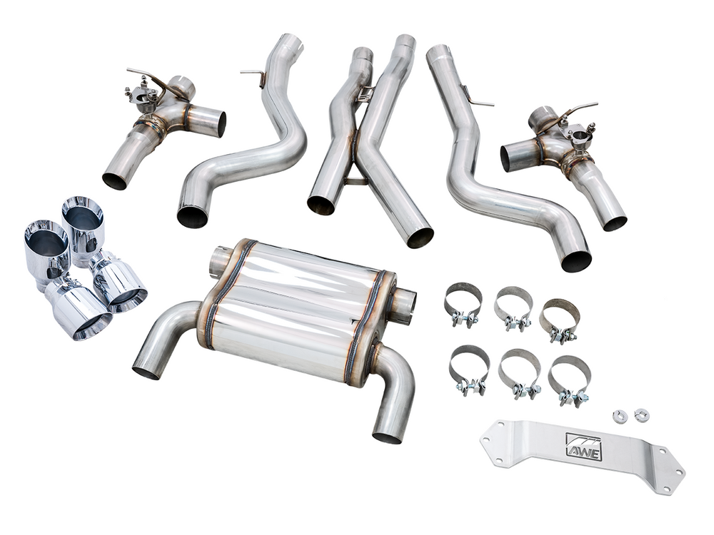 AWE GEN2 SwitchPath Catback Exhaust for BMW F80 M3 & F82 M4