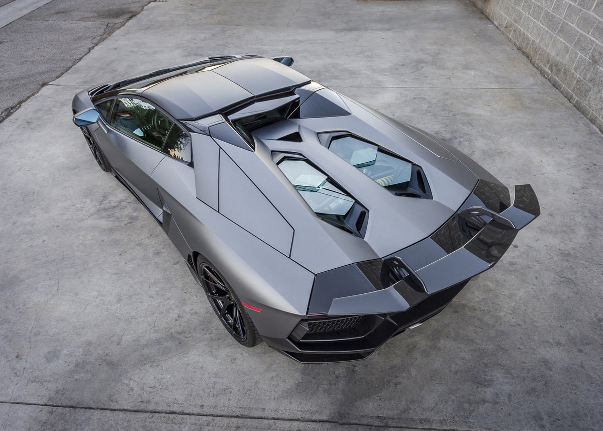 Vorsteiner Lamborghini Aventador Zaragoza Edizione Aero Wing Carbon Fiber PP 2x2 Glossy