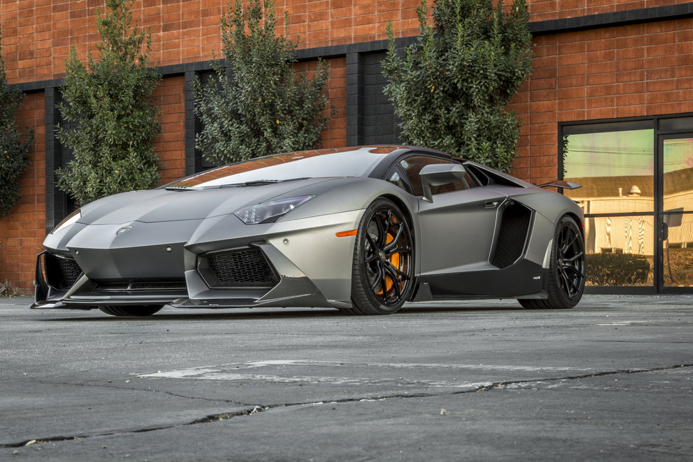 Vorsteiner Lamborghini Aventador Zaragoza Edizione Aero Front Spoiler Carbon Fiber PP 2x2 Glossy