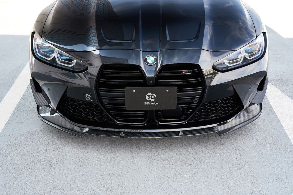 3D Design BMW G80 M3 / G82 M4 Carbon Bumper Canard Set