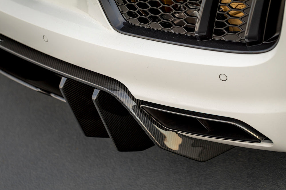 Vorsteiner 2017+ Audi R8 VRS Aero Rear Diffuser Carbon Fiber PP 2x2 Glossy