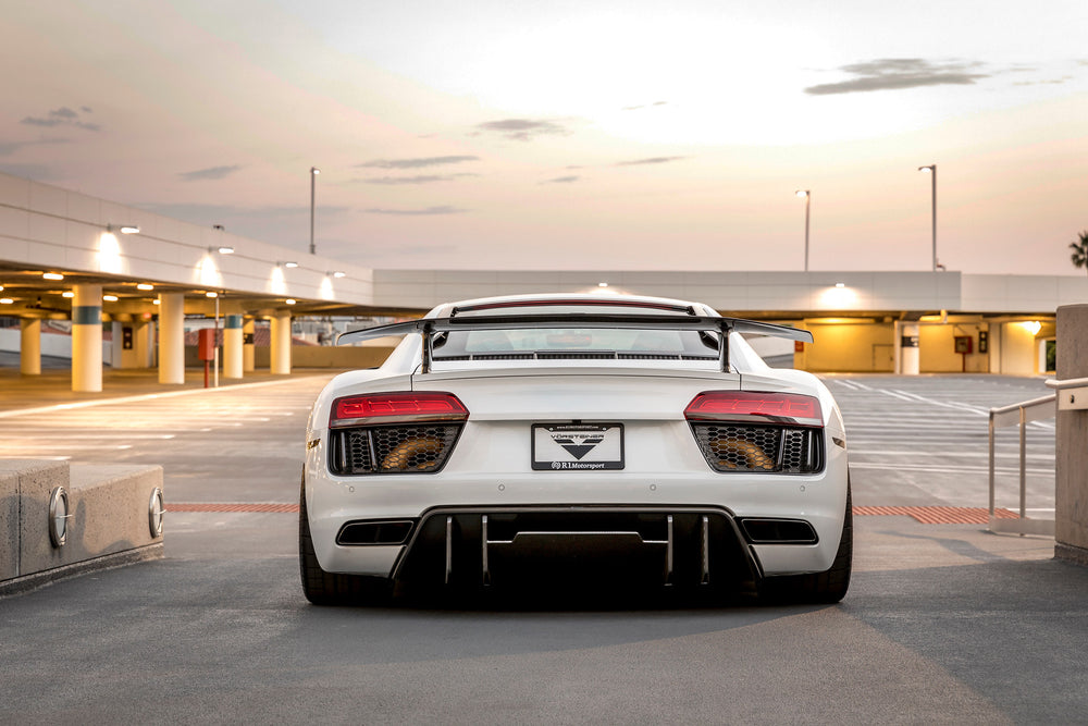 Vorsteiner 2017+ Audi R8 VRS Aero Rear Diffuser Carbon Fiber PP 2x2 Glossy