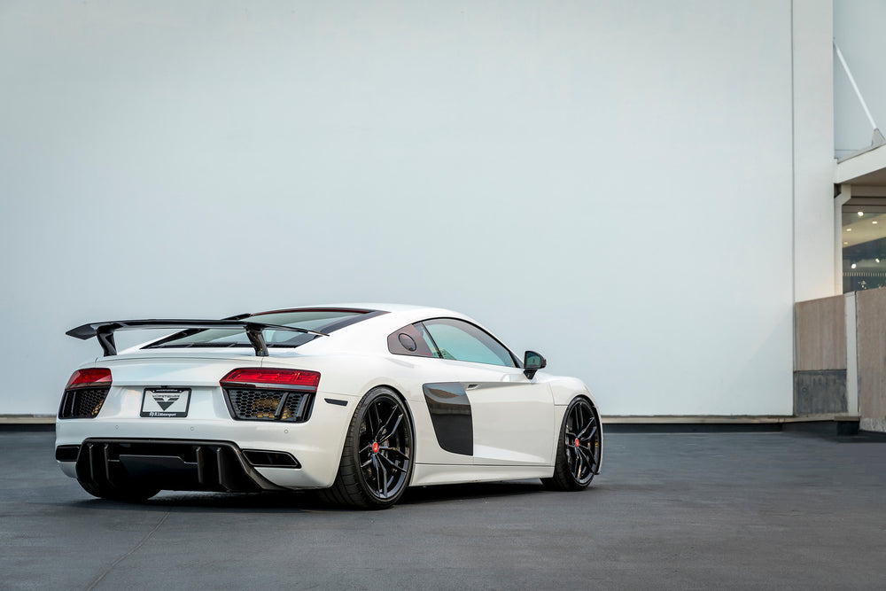 Vorsteiner 2017+ Audi R8 VRS Aero Rear Diffuser Carbon Fiber PP 2x2 Glossy