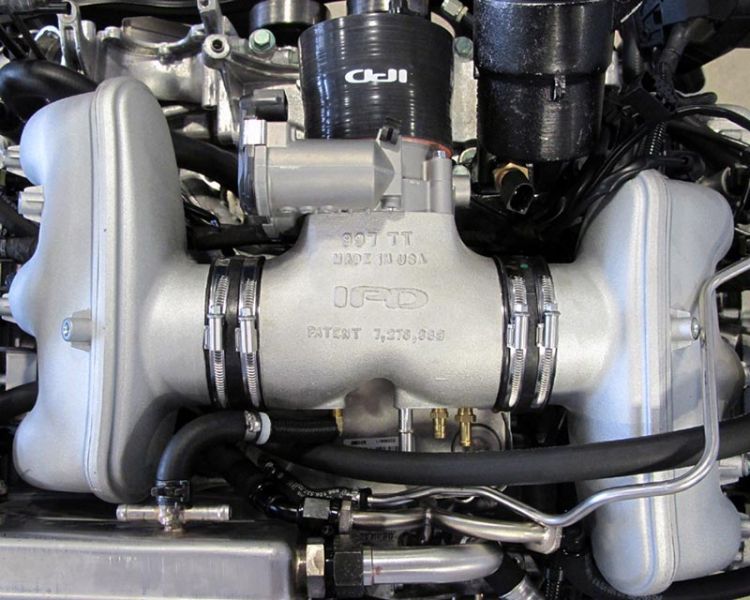 IPD Intake Plenum for 82mm GT3 Throttle Body 997.1 Porsche Turbo