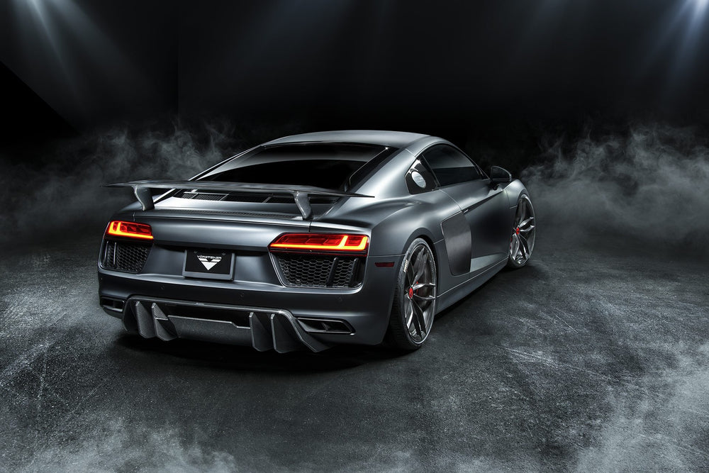 Vorsteiner 2017+ Audi R8 VRS Aero Rear Diffuser Carbon Fiber PP 2x2 Glossy