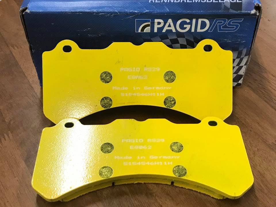 Pagid RS 29 Yellow Front Race Pads Nissan R35 GT-R R35 09-20