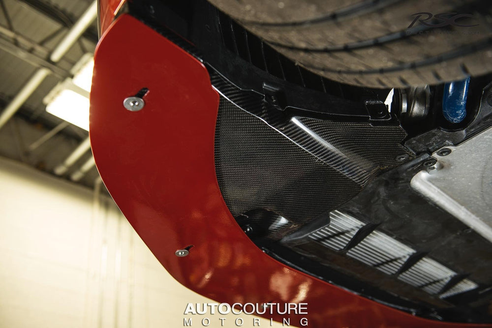 Racing Sport Concepts Carbon Fiber Adjustable Splitter for BMW F8X M3 & M4