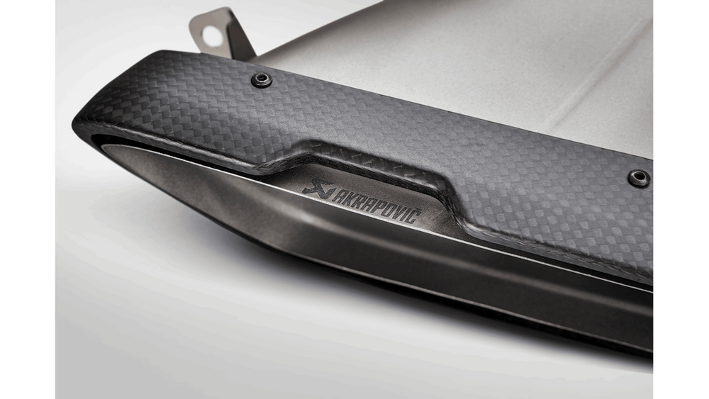Akrapovic 2017+ Mercedes-AMG GT Roadster Evolution Line Cat Back (Titanium) w/Carbon Fiber Tips