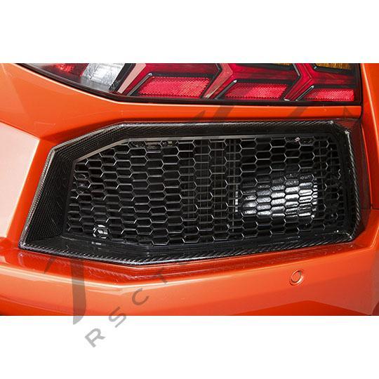 Racing Sport Concepts CS700 Carbon Fiber Rear Outlet Surrounds Lamborghini Aventador 12-14