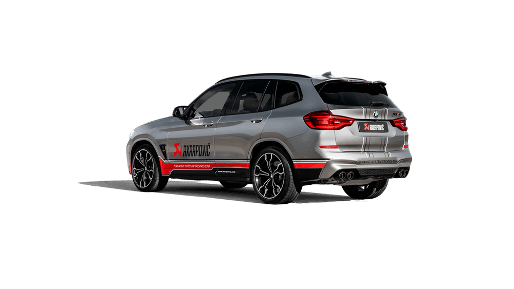 Akrapovic 15-17 BMW X5M and X6M (F8X) Evolution Line Cat Back (Titanium) w/ Carbon Tips