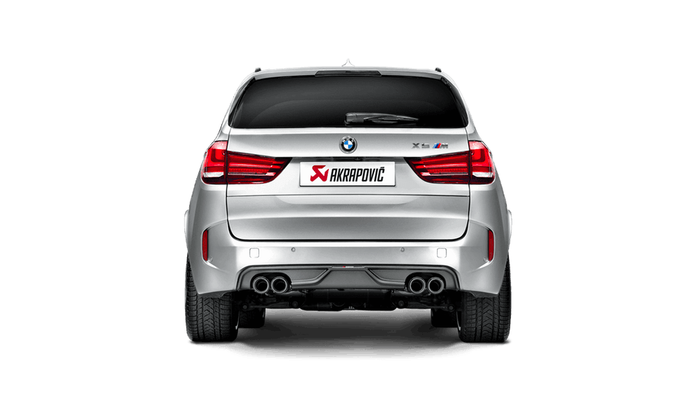 Akrapovic 15-17 BMW X5M and X6M (F8X) Evolution Line Cat Back (Titanium) w/ Carbon Tips