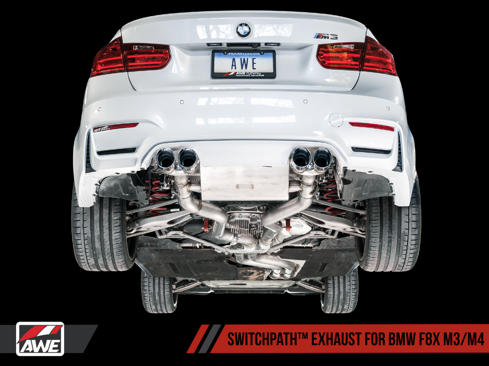 AWE Tuning BMW F8X M3/M4 SwitchPath Exhaust - AUTOcouture Motoring - Exhaust - AWE Tuning