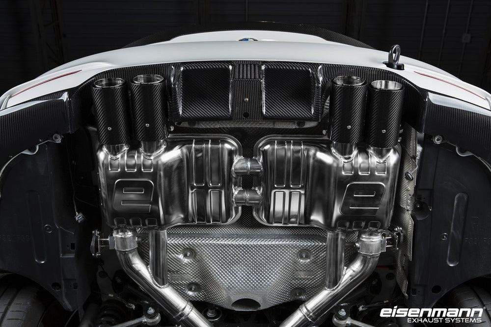 Eisenmann F8X M3 / M4 Performance Exhaust + 4x90 Carbon Tip Set - AUTOcouture Motoring - Exhaust - Eisenmann