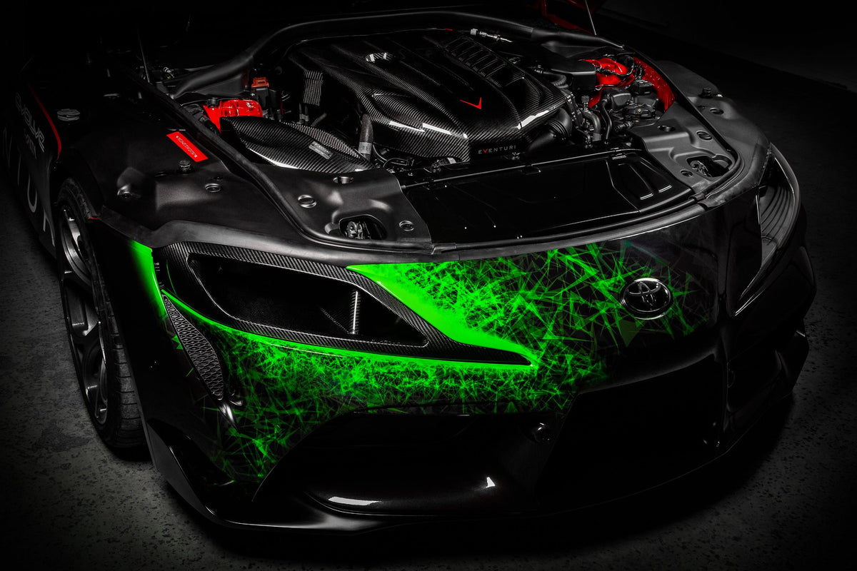 Eventuri Toyota A90 Supra Carbon Headlamp Duct