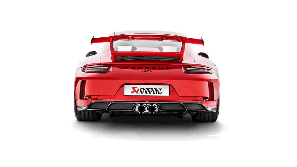 Akrapovic 2018 Porsche 911 GT3 (991.2) Rear Carbon Fiber Diffuser - Matte